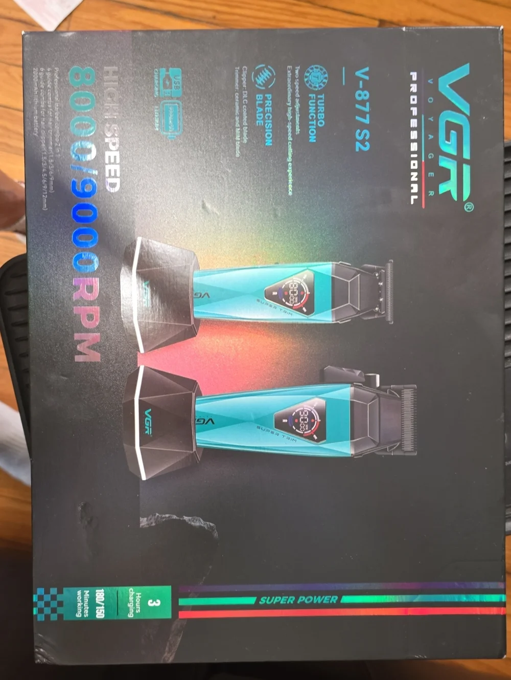 Professional Portable Trimmer - Teal/Black